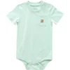 Çocuk Kısa Kolluklu Cepli Bodysuit (Bebek)