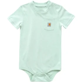 Çocuk Kısa Kolluklu Cepli Bodysuit (Bebek)
