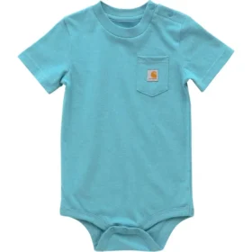 Çocuk Kısa Kolluklu Cepli Bodysuit (Bebek)