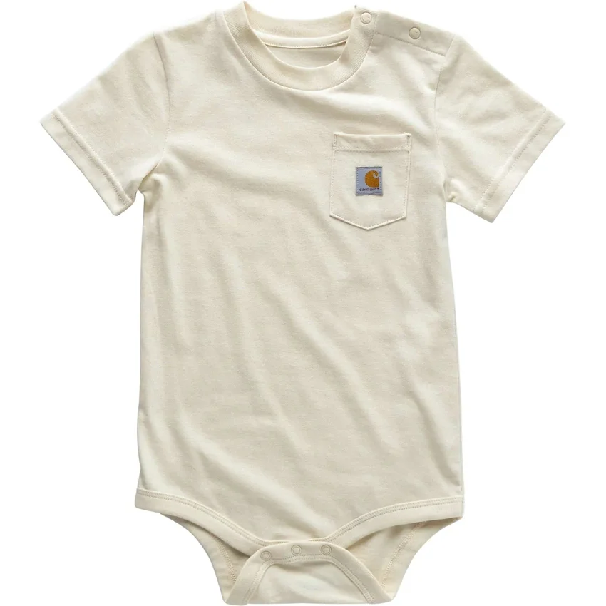Çocuk Kısa Kolluklu Cepli Bodysuit (Bebek)