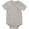 Çocuk Kısa Kolluklu Cepli Bodysuit (Bebek)