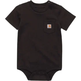 Çocuk Kısa Kolluklu Cepli Bodysuit (Bebek)