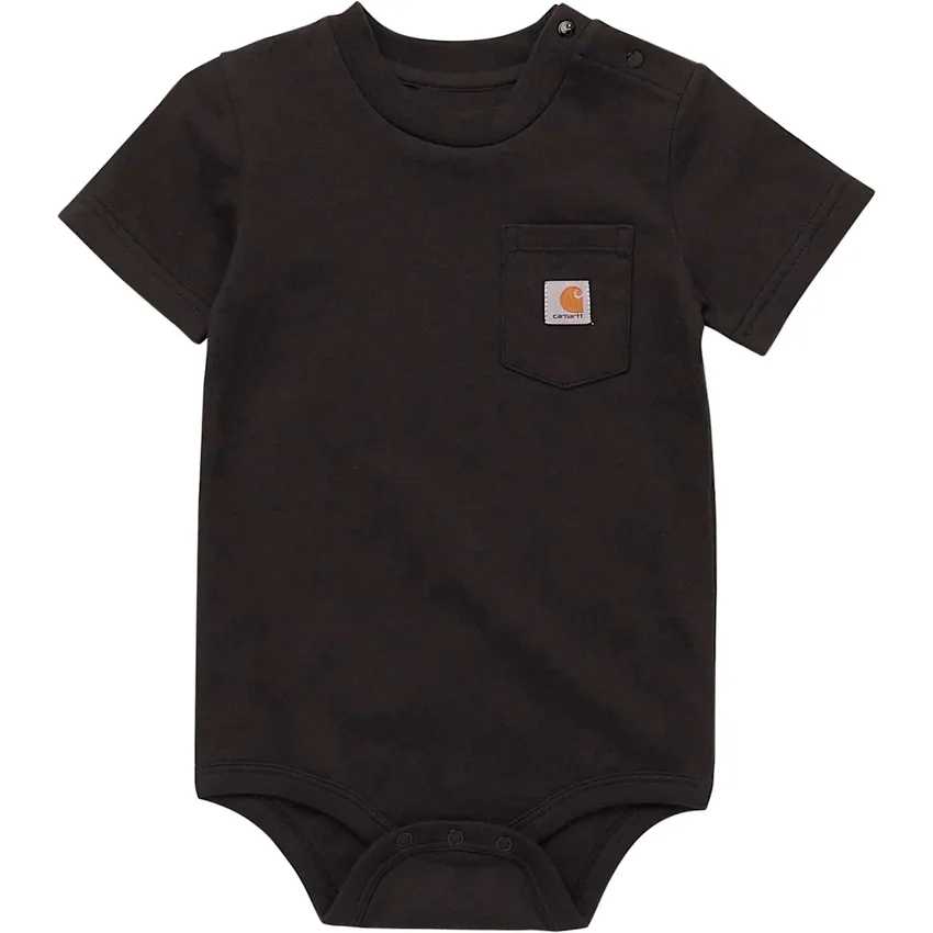 Çocuk Kısa Kolluklu Cepli Bodysuit (Bebek)