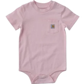 Çocuk Kısa Kolluklu Cepli Bodysuit (Bebek)