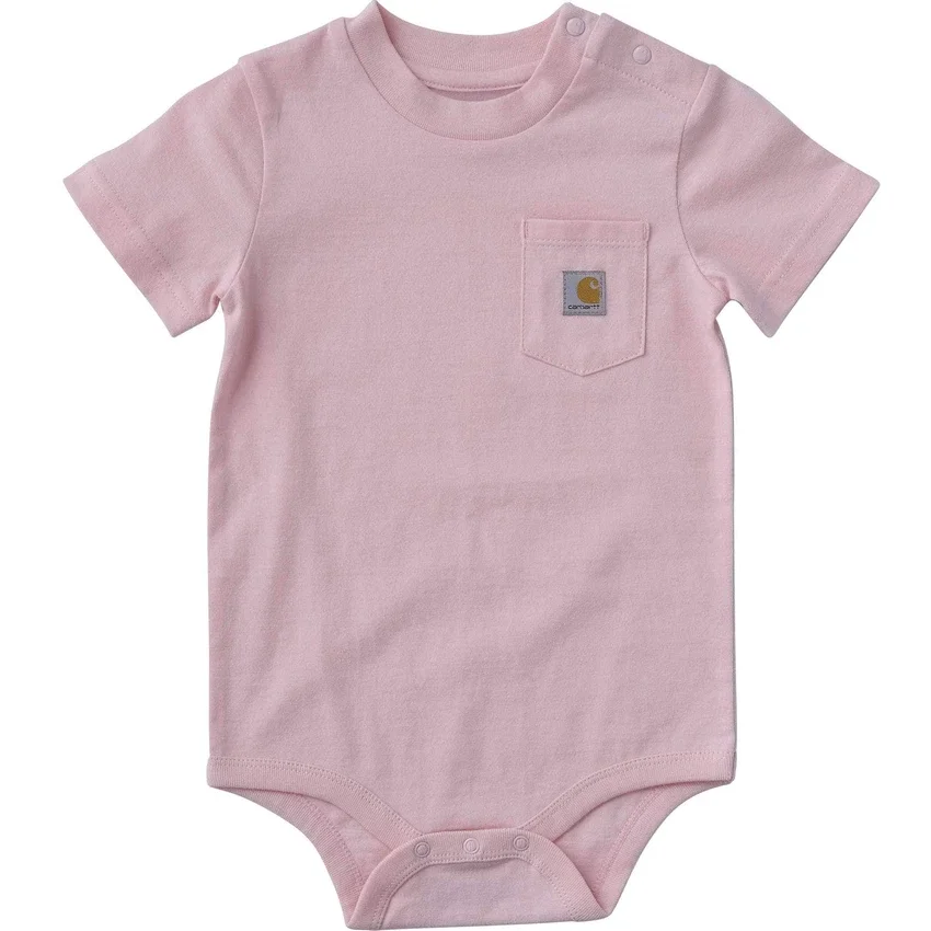 Çocuk Kısa Kolluklu Cepli Bodysuit (Bebek)