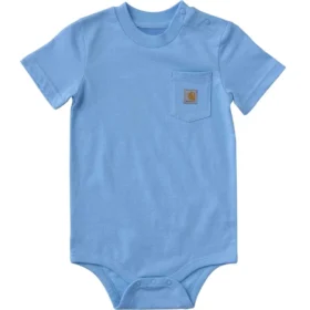 Çocuk Kısa Kolluklu Cepli Bodysuit (Bebek)