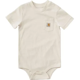 Çocuk Kısa Kolluklu Cepli Bodysuit (Bebek)