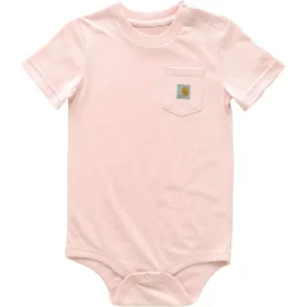 Çocuk Kısa Kolluklu Cepli Bodysuit (Bebek)