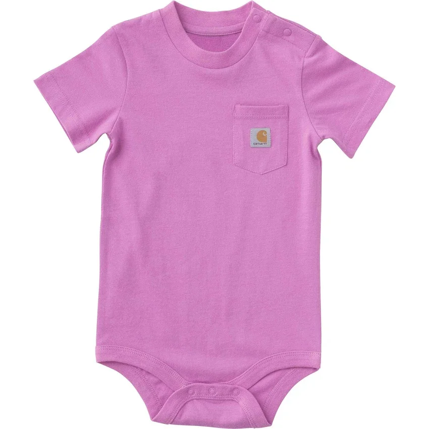 Çocuk Kısa Kolluklu Cepli Bodysuit (Bebek)