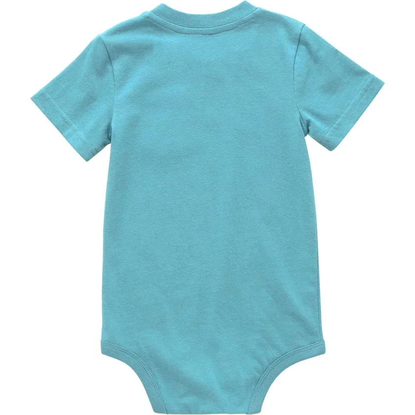 Çocuk Kısa Kolluklu Cepli Bodysuit (Bebek)