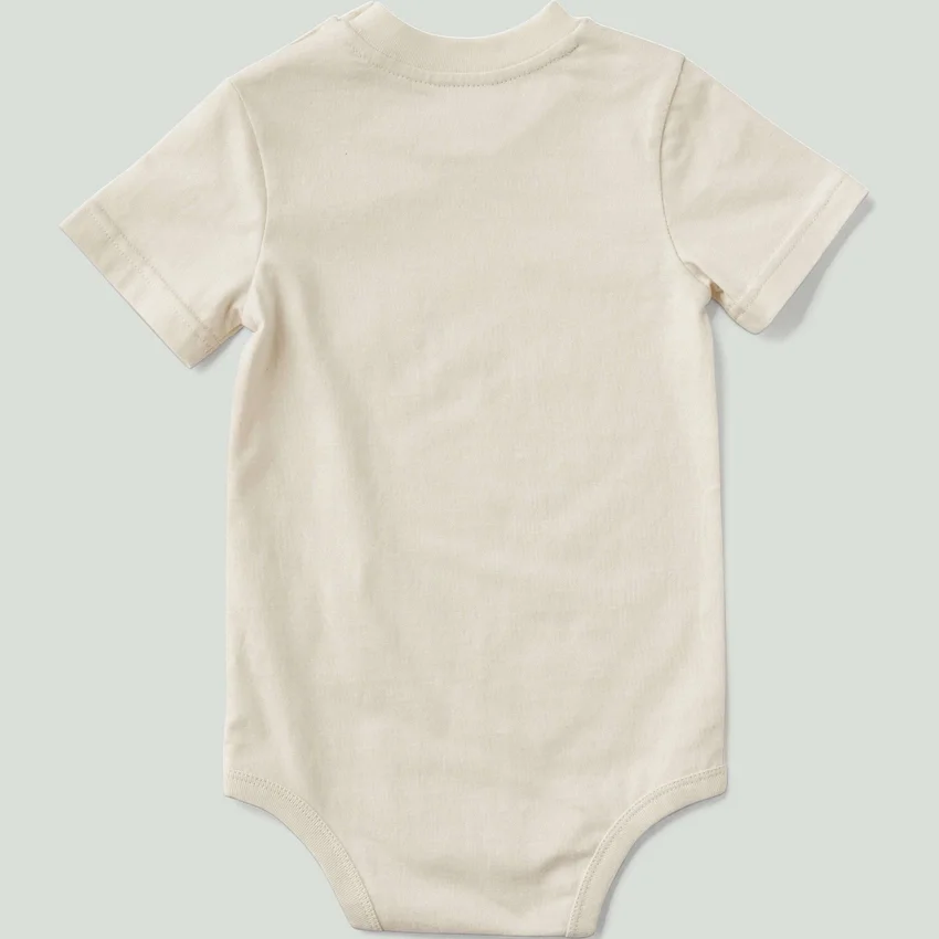 Çocuk Kısa Kolluklu Cepli Bodysuit (Bebek)