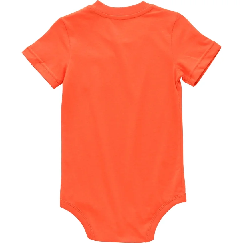 Çocuk Kısa Kolluklu Cepli Bodysuit (Bebek)