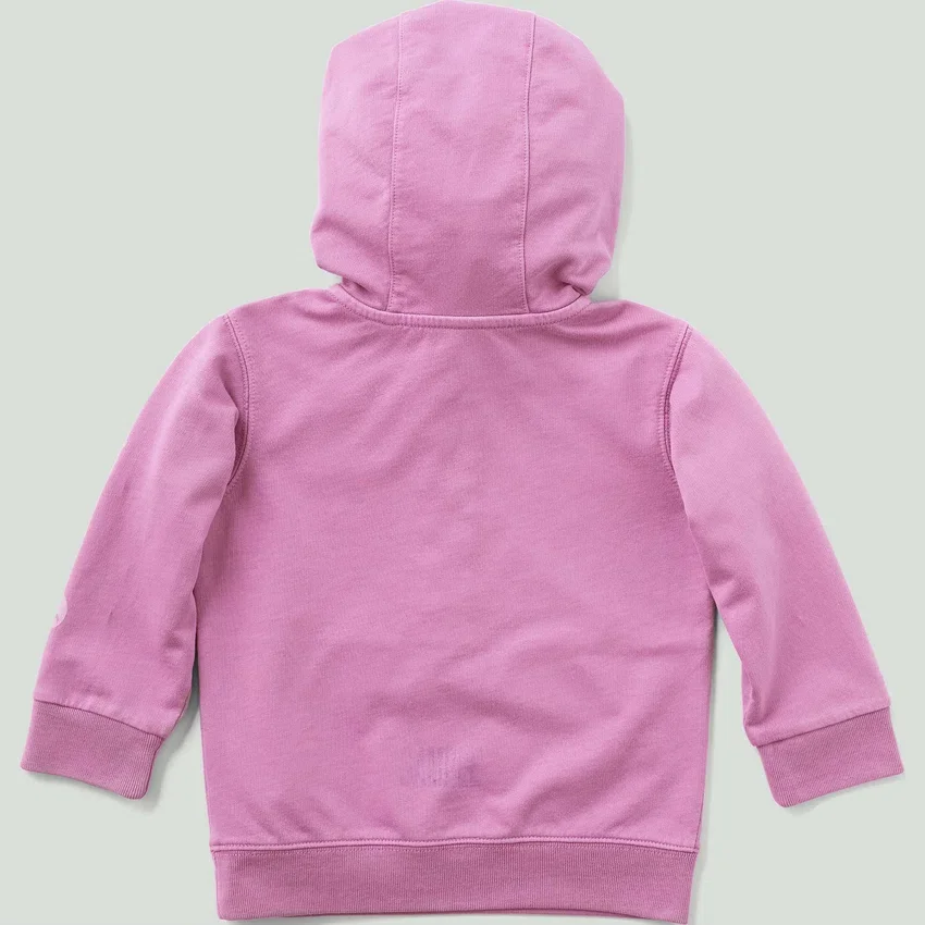Çocuklar İçin Uzun Kolluklu, Yeniden Tasarlanmış Giysi Boyamalı Yarım Fermuarlı Sweatshirt (Bebek/Küçük Çocuk)