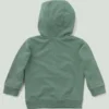 Çocuklar İçin Uzun Kolluklu, Yeniden Tasarlanmış Giysi Boyamalı Yarım Fermuarlı Sweatshirt (Bebek/Küçük Çocuk)