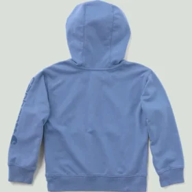 Çocuklar İçin Uzun Kolluklu, Yeniden Tasarlanmış Giysi Boyamalı Yarım Fermuarlı Sweatshirt (Bebek/Küçük Çocuk)