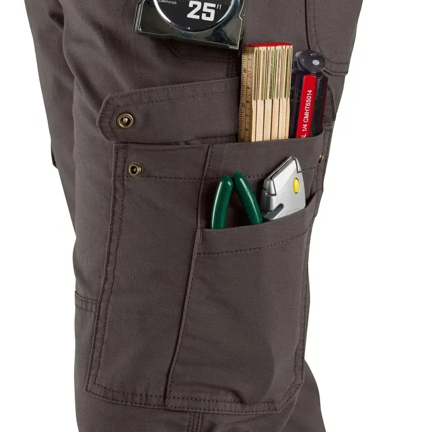 Rahat Düz Kesim Ripstop Double Knee Pant - İş Pantolonu