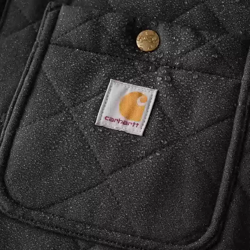 Rain Defender® Bol Kesim Ağır Kapitone Çıtçıtlı Ön Gömlek Ceket