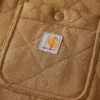 Rain Defender® Bol Kesim Ağır Kapitone Çıtçıtlı Ön Gömlek Ceket