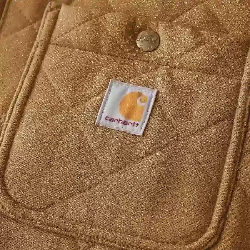 Rain Defender® Bol Kesim Ağır Kapitone Çıtçıtlı Ön Gömlek Ceket