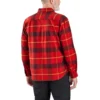 Rugged Flex® Bol Kesim Orta Ağırlıkta Flanel Uzun Kolluklu Ekose Gömlek
