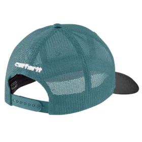 Rugged Flex™ Dimi Dokuma, Arka Kısmı File, Logolu Yama Trucker Şapka