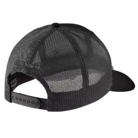 Rugged Flex™ Dimi Dokuma, Arka Kısmı File, Logolu Yama Trucker Şapka