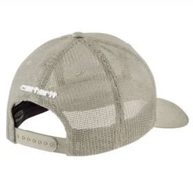Rugged Flex™ Dimi Dokuma, Arka Kısmı File, Logolu Yama Trucker Şapka