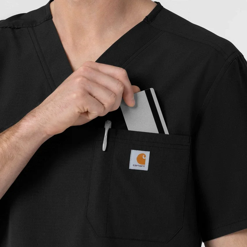 Rugged Flex Fld Ripstop V Yaka Scrub Üst