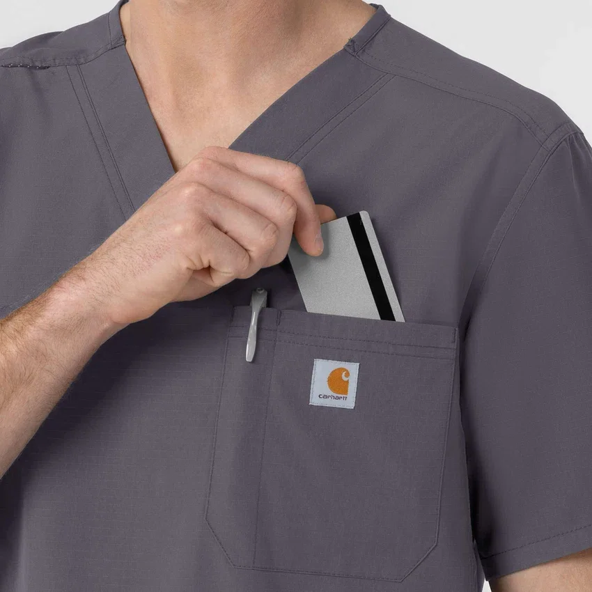 Rugged Flex Fld Ripstop V Yaka Scrub Üst