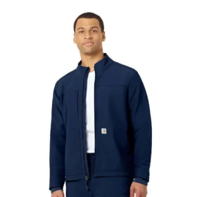 Rugged Flex® Peak Bonded Fleece Scrub Ceket