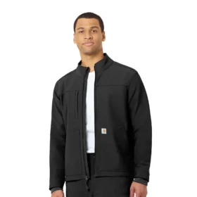 Rugged Flex® Peak Bonded Fleece Scrub Ceket