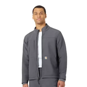 Rugged Flex® Peak Bonded Fleece Scrub Ceket