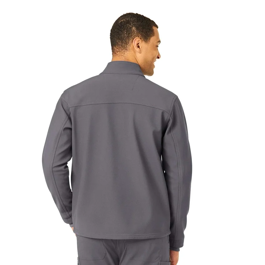 Rugged Flex® Peak Bonded Fleece Scrub Ceket