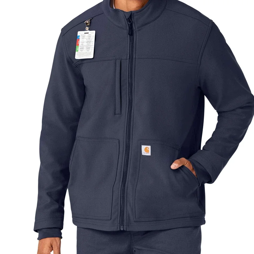 Rugged Flex® Peak Bonded Fleece Scrub Ceket