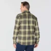 Rugged Flex™ Rahat Kesim Orta Ağırlıkta Flanel Uzun Kolluklu Ekose Gömlek