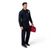 Rugged Flex® Rscu Ağır Dokuma Uzun Kolluklu Polo Scrub Üst