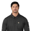 Rugged Flex® Rscu Ağır Dokuma Uzun Kolluklu Polo Scrub Üst