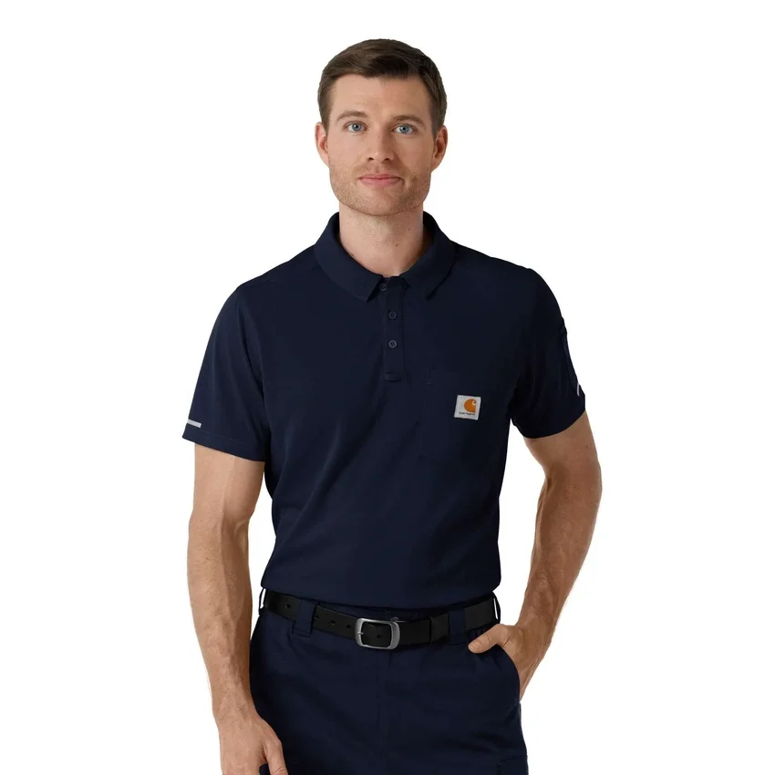Rugged Flex® Rscu Hafif Kısa Kolluklu Polo Scrub Üst