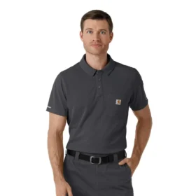 Rugged Flex® Rscu Hafif Kısa Kolluklu Polo Scrub Üst