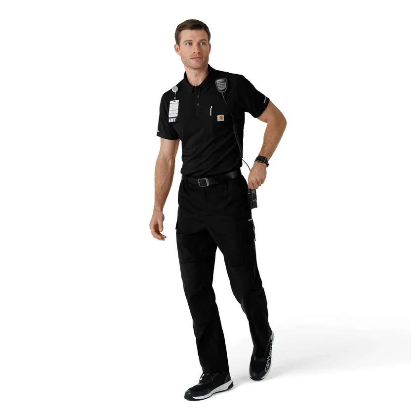 Rugged Flex® Rscu Hafif Kısa Kolluklu Polo Scrub Üst