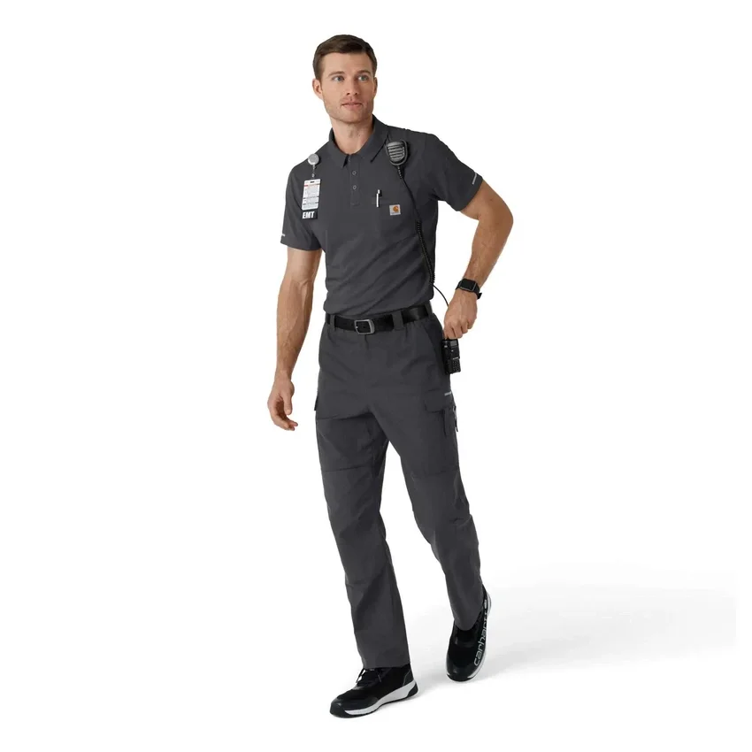 Rugged Flex® Rscu Hafif Kısa Kolluklu Polo Scrub Üst