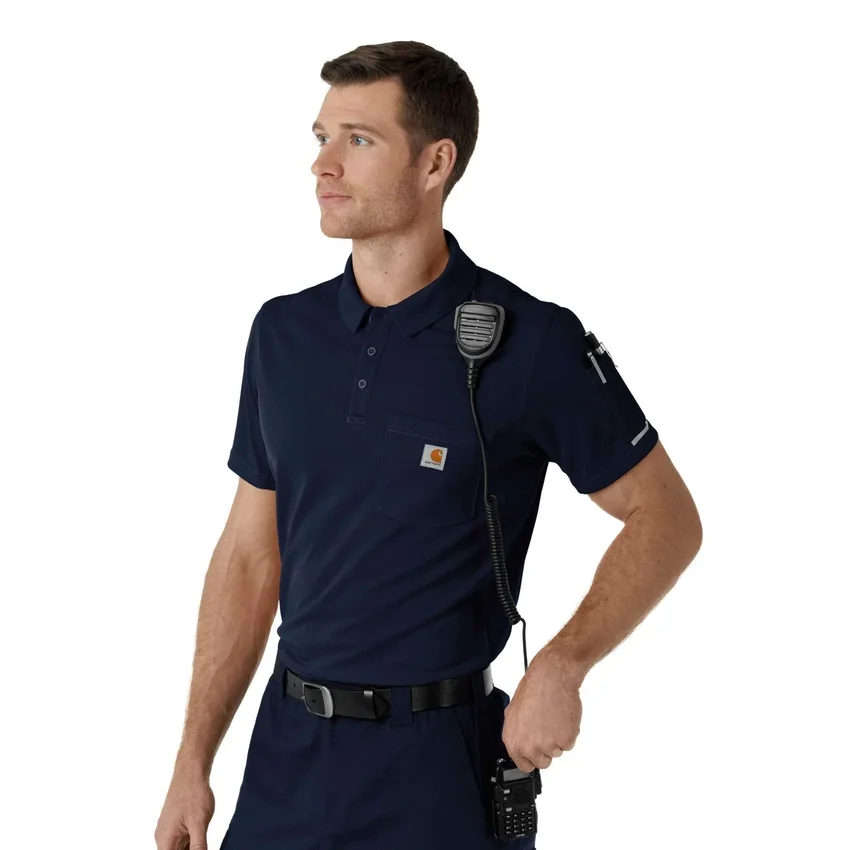 Rugged Flex® Rscu Hafif Kısa Kolluklu Polo Scrub Üst