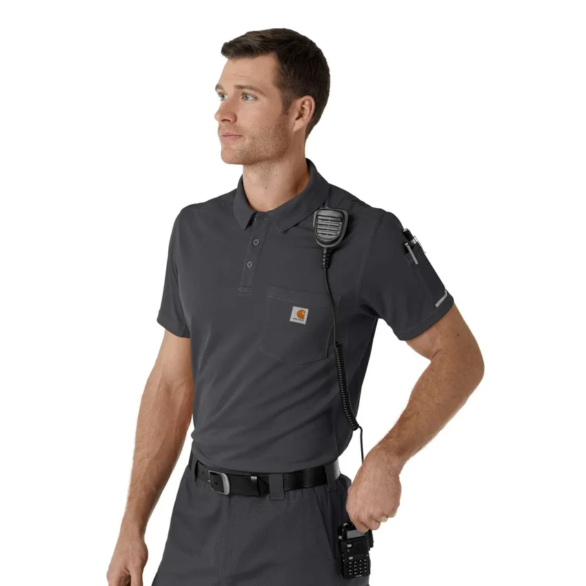 Rugged Flex® Rscu Hafif Kısa Kolluklu Polo Scrub Üst