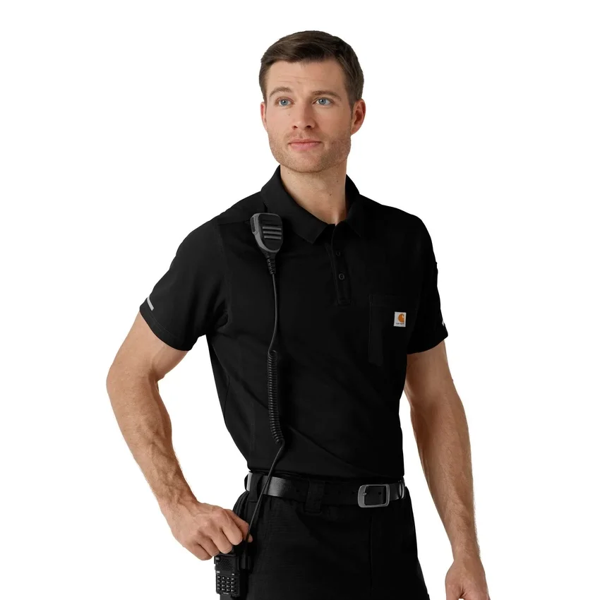 Rugged Flex® Rscu Hafif Kısa Kolluklu Polo Scrub Üst