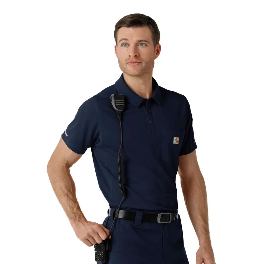Rugged Flex® Rscu Hafif Kısa Kolluklu Polo Scrub Üst