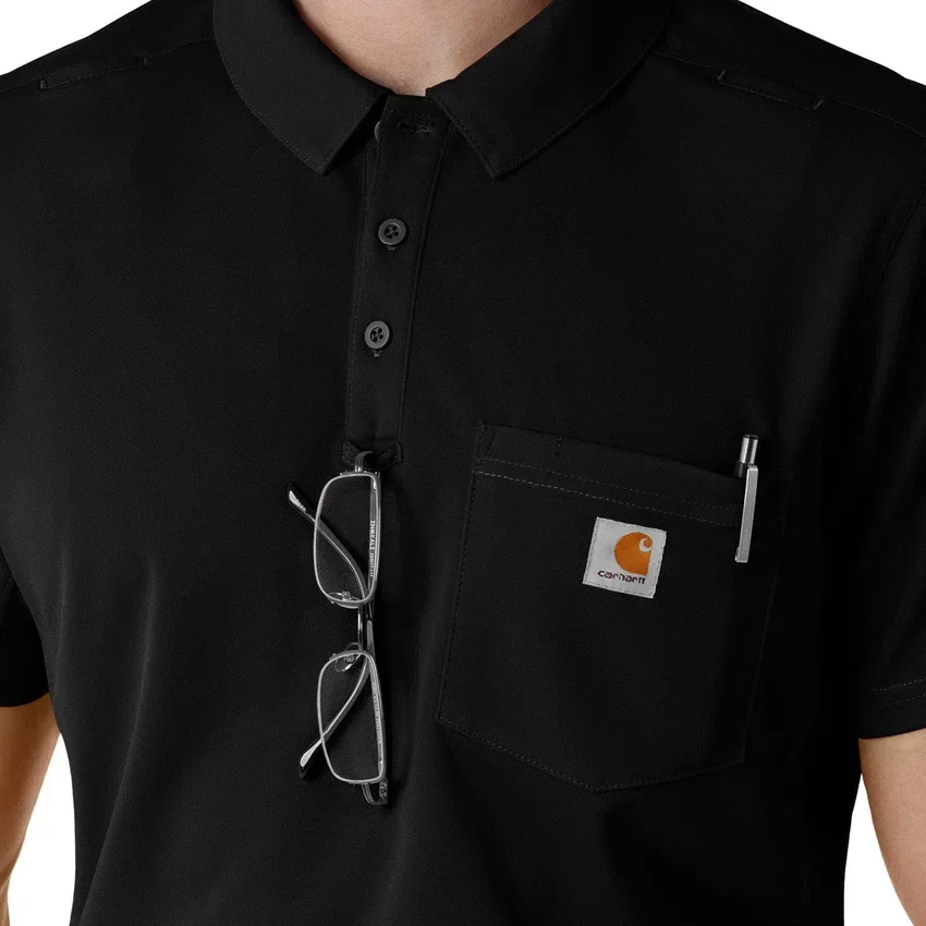 Rugged Flex® Rscu Hafif Kısa Kolluklu Polo Scrub Üst