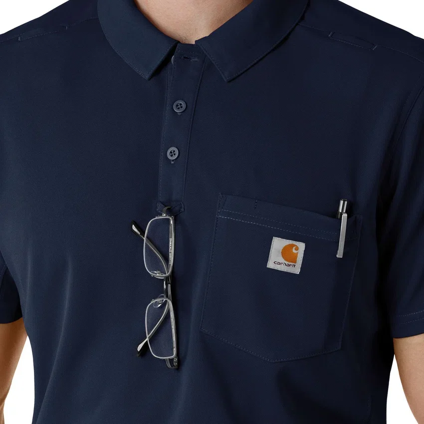 Rugged Flex® Rscu Hafif Kısa Kolluklu Polo Scrub Üst