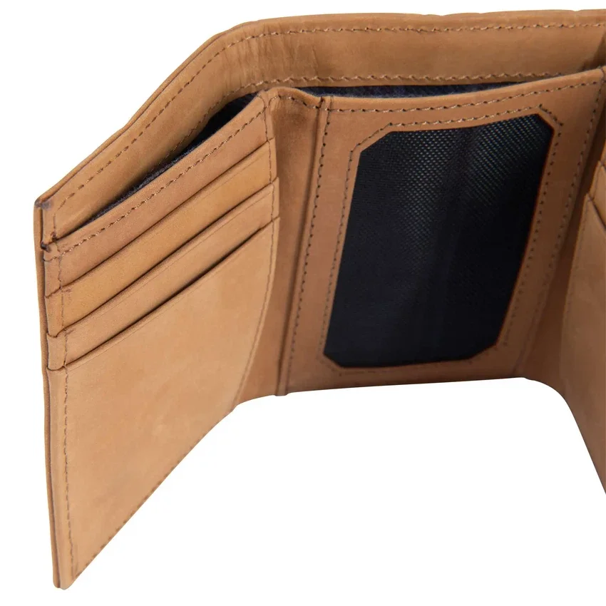 Saddle Deri Üç Katlı Cüzdan