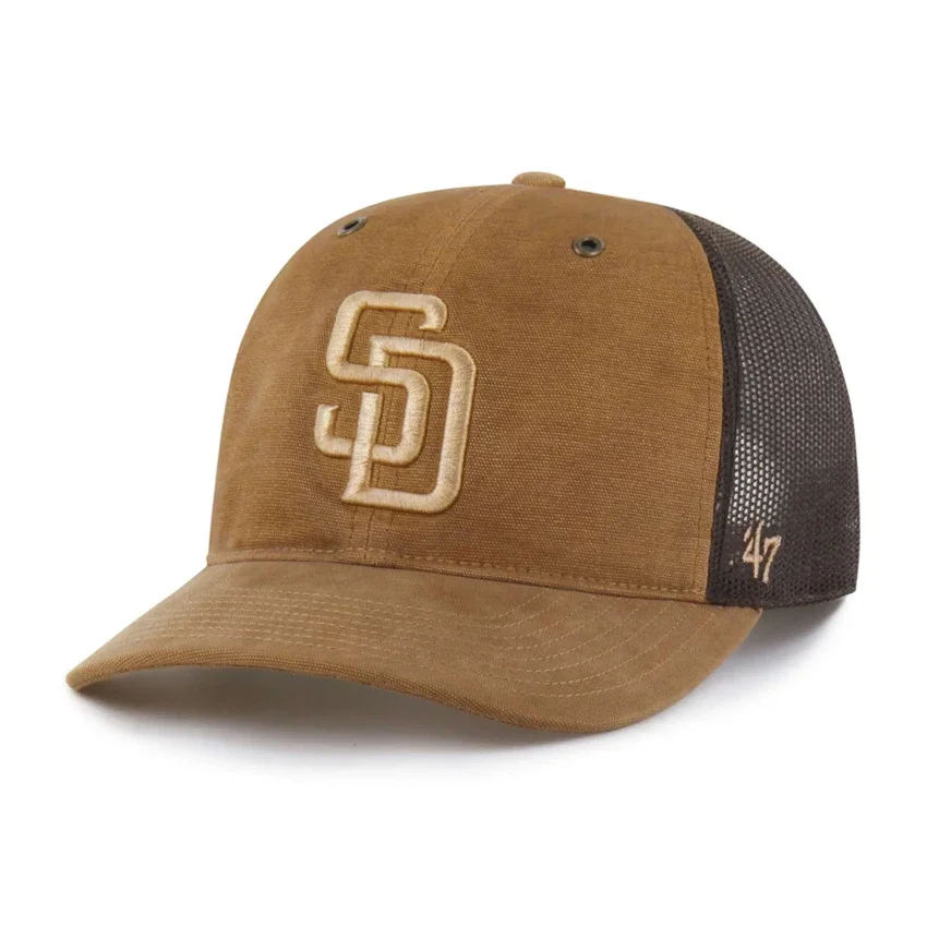 San Diego Padres '47 Boyalı Trucker Gevşek Kesim