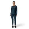 Women's Force Cross-Flex Yuvarlak Yaka Uzun Kolluklarlı Scrub Üst